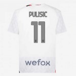 Günstige Fußballtrikots AC Mailand Pulisic 11 Auswärtstrikot 2023-24 Kurzarm